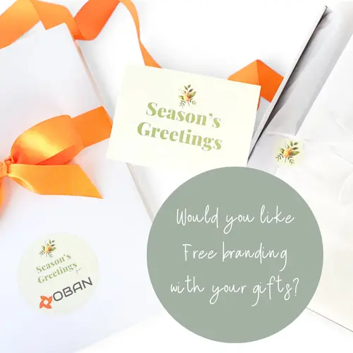 A. Complimentary Christmas Branding