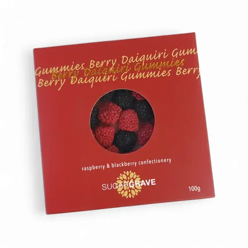 H&S Mill Raspberry & Blackberry Daiquiri Gummies 100g H&S Mill Raspberry & Blackberry Daiquiri Gummies 100g