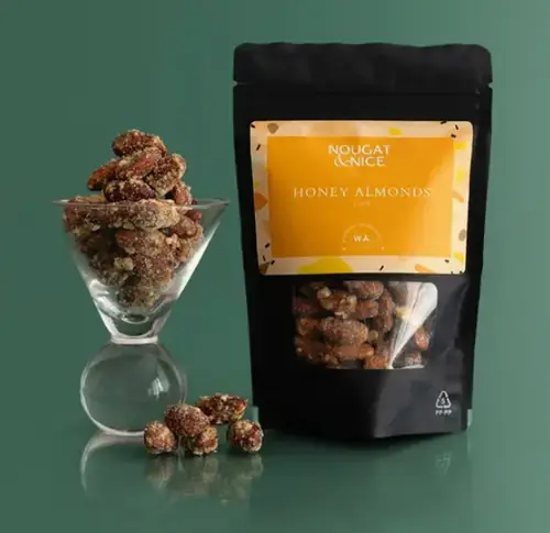 1. Nougat & Nice Honey Almonds 100g thumbnail