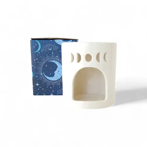 Crescent Moon Ceramic Oil Burner 9.5cm Crescent Moon Ceramic Oil Burner 9.5cm