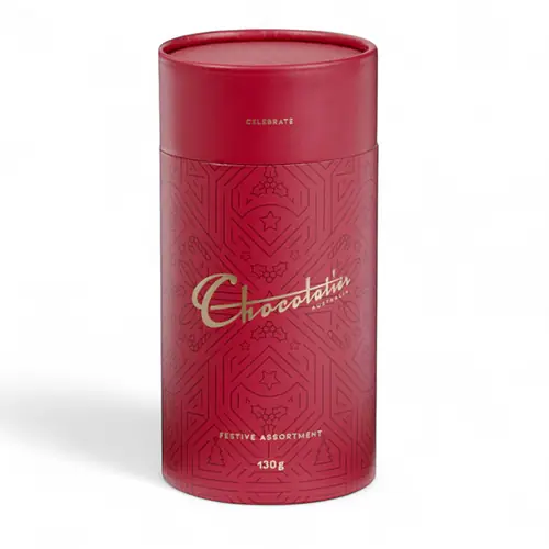 Chocolatier "Celebrate" Festive Chocolate Asst Canister 130g thumbnail