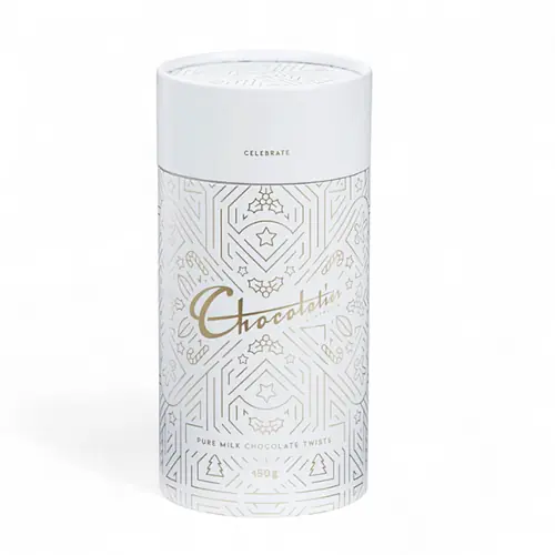 Chocolatier "Celebrate" Pure Milk Chocolate Twists Canister 150g thumbnail