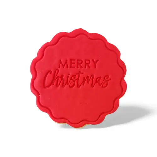 Cookie - Merry Christmas - Red