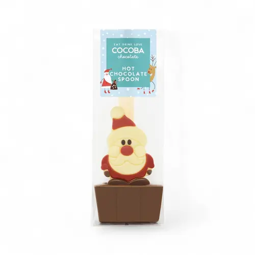 Cocoba Santa Milk Hot Choc Spoon 50g