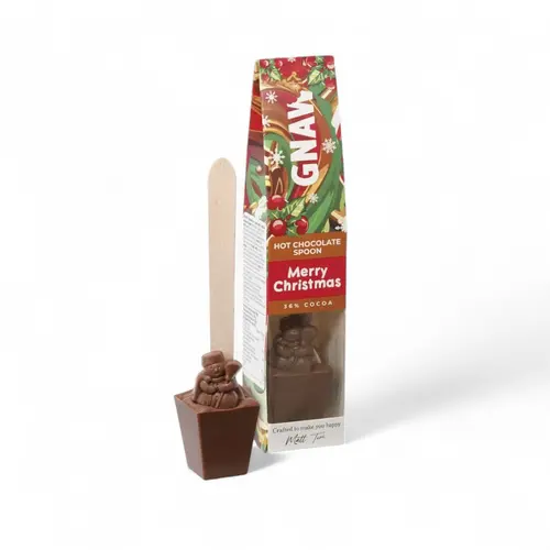 GNAW Hot Choc Spoon 'Merry Christmas' 40g