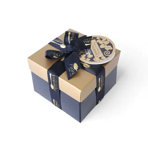 Pudding on The Ritz Champagne Christmas Pudding Gift Box 500g