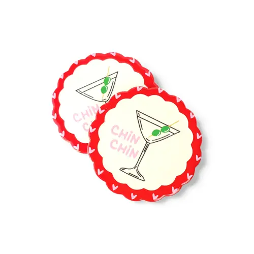 4. Ceramic Coaster Twin Set - Various thumbnail