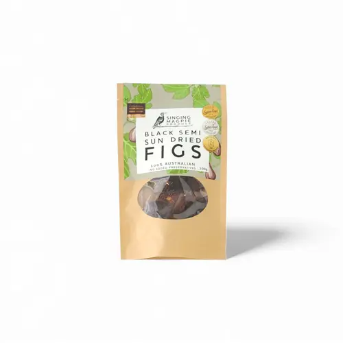 Singing Magpie Black Semi Sun Dried Black Figs 100g
