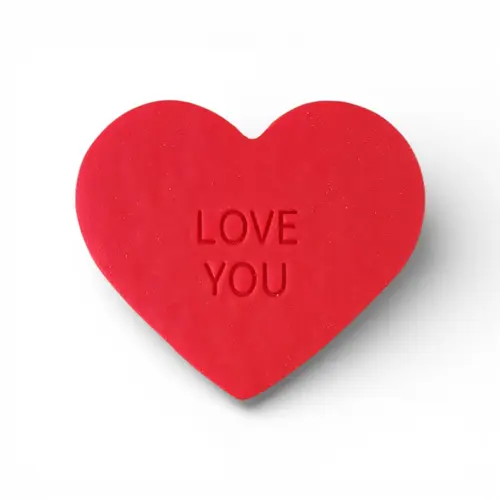 Cookie - 'Love You' Iced Shortbread Heart 10cm