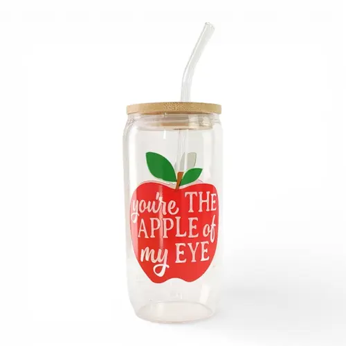 Glass Tumbler - Apple of My Eye Glass Tumbler - Apple of My Eye