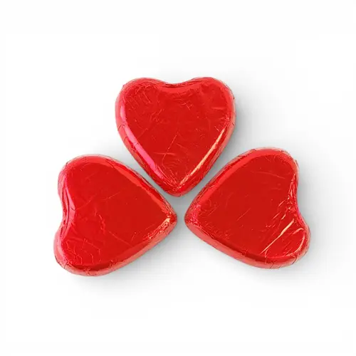 Pink Lady Large Dark Chocolate Hearts x 3 Red