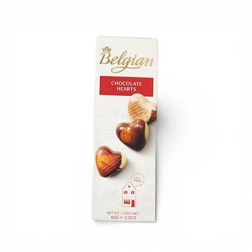 Belgian Chocolate Hearts 65g