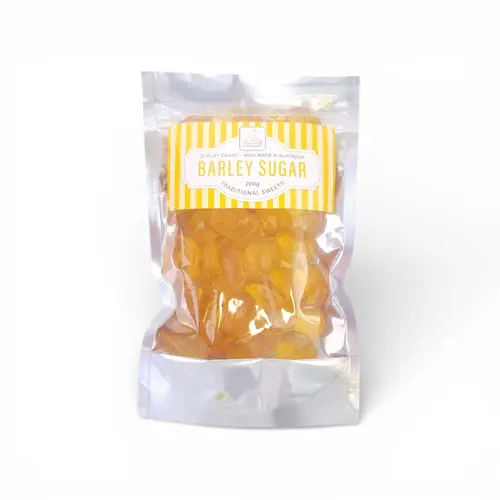Fremantle Choc Factory Barley Sugars Traditional Lollies 200g Fremantle Choc Factory Barley Sugars Traditional Lollies 200g