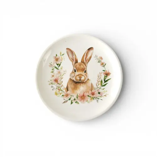 Trinket Plate - Bunny 10cm Trinket Plate - Bunny 10cm