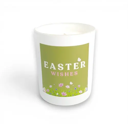 Easter Soy Wax Candle Jar