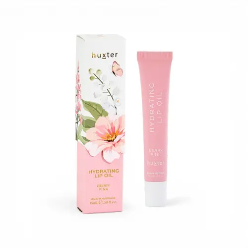 Huxter Hydrating Lip Oil - Berry Pink