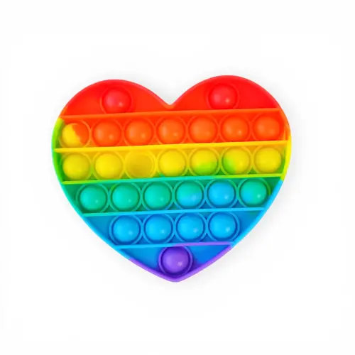 1. Push Pop Bubble Fidget Toy - Heart 14.5cm thumbnail