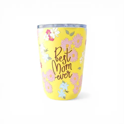 Insulated Tumbler 'Best Mum Ever' Floral