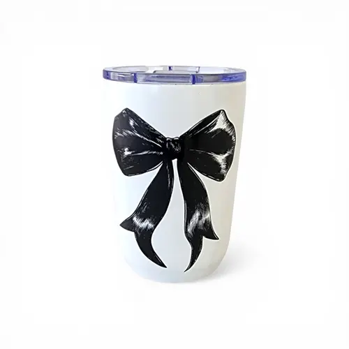 Insulated Tumbler Sweet Black Bow