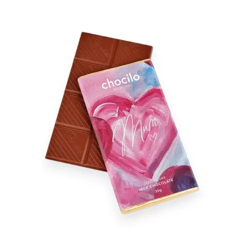 Chocilo Melbourne 'Mum' Milk Choc Bar 35g