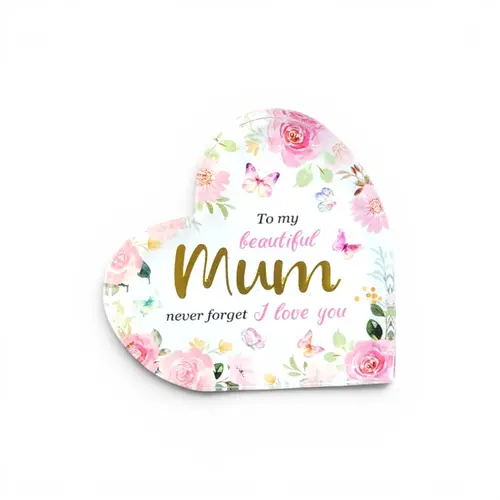 Beautiful Mum Glass Paper Weight