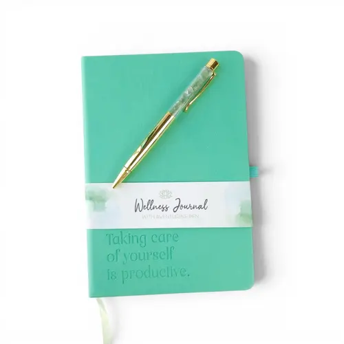 Journal - Wellness Journal with Aventurine Pen thumbnail