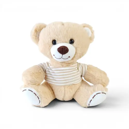 Plush Teddy in Tshirt 20cm
