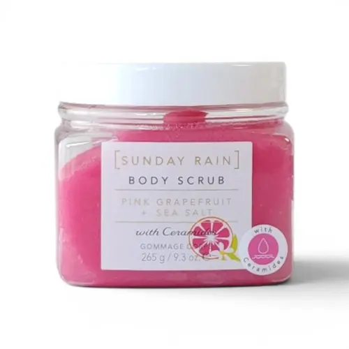 Sunday Rain Pink Grapefruit & Sea Salt Body Scrub 265g Sunday Rain Pink Grapefruit & Sea Salt Body Scrub 265g