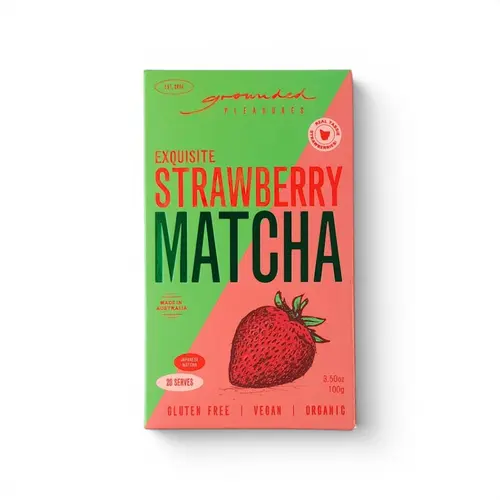 Grounded Pleasures Strawberry Matcha 20 Serves