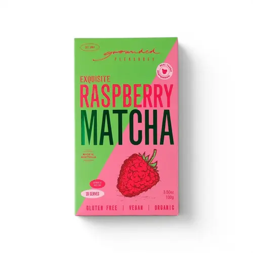Grounded Pleasures Raspberry Matcha 20 Serves