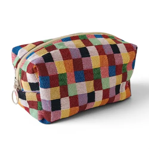 Toiletry Bag - Velvet Patchwork thumbnail