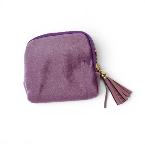 1. Coin Purse with Tassels Pink / Mustard thumbnail