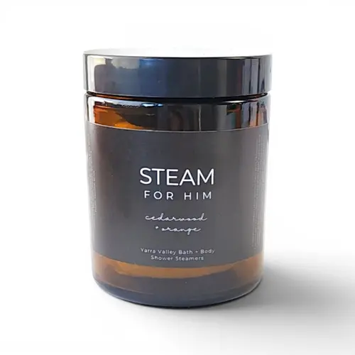Yarra Valley - STEAM for Him Cedarwood & Orange Shower Steam 200g