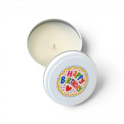 1. Candle - Colorful 'Happy Birthday' Soy Wax Candle Tin thumbnail