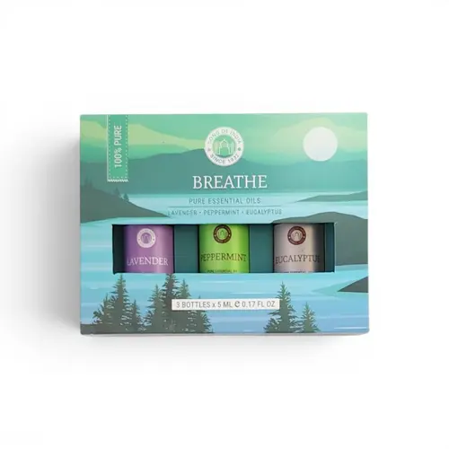Essential Oils Gift Box - Breathe 3 x 5ml thumbnail