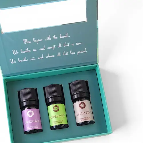 1. Essential Oils Gift Box - Breathe 3 x 5ml thumbnail