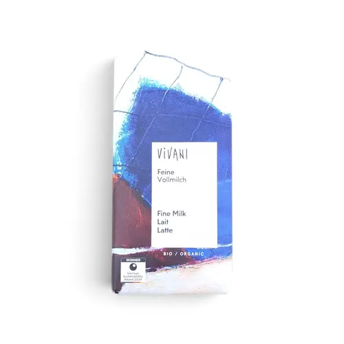Vivani Fine Bio Organic Milk Choc Slab 100g
